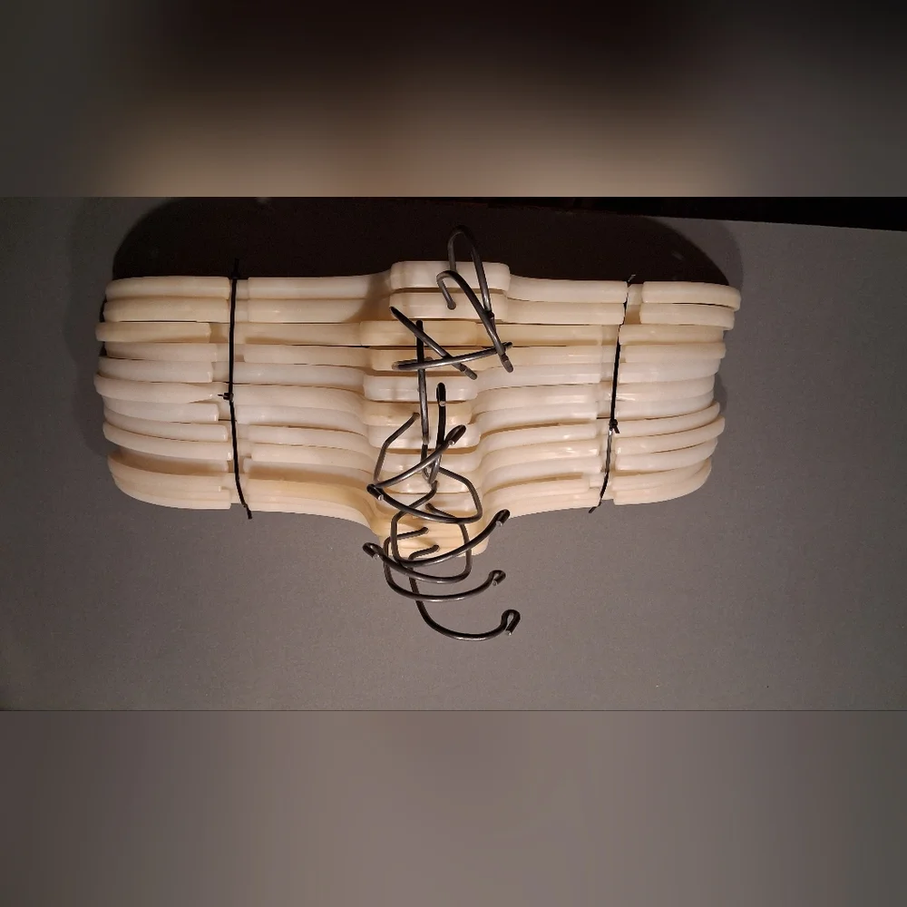 Clothes Hangers - One Dozen White - Adult Size